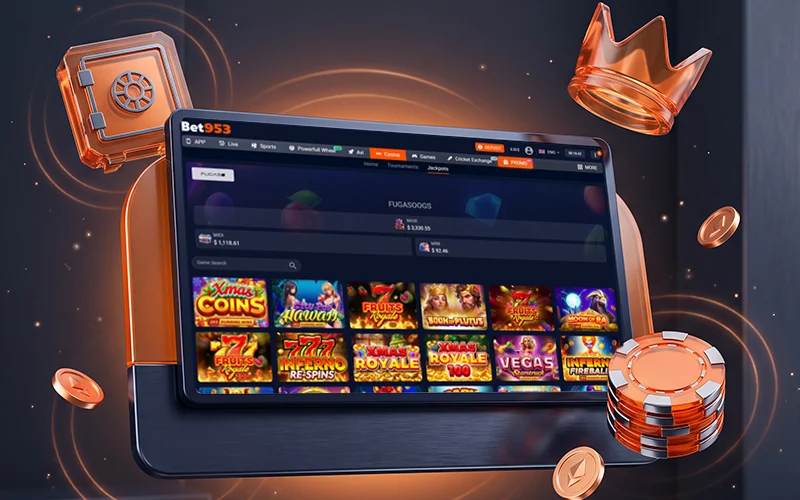 BET953 online jackpot game screenshot